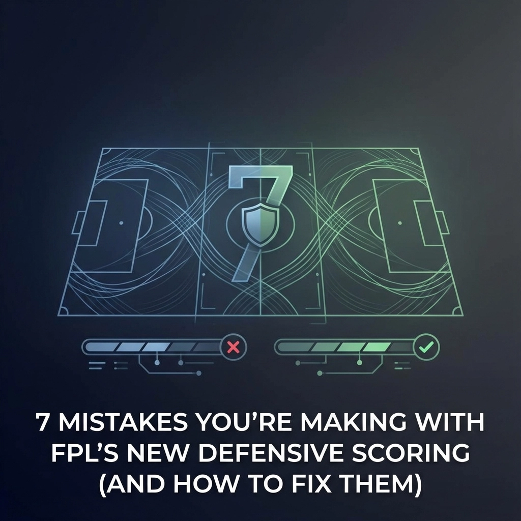 7 Mistakes You're Making with FPL's New Defensive Scoring (and How to Fix Them)